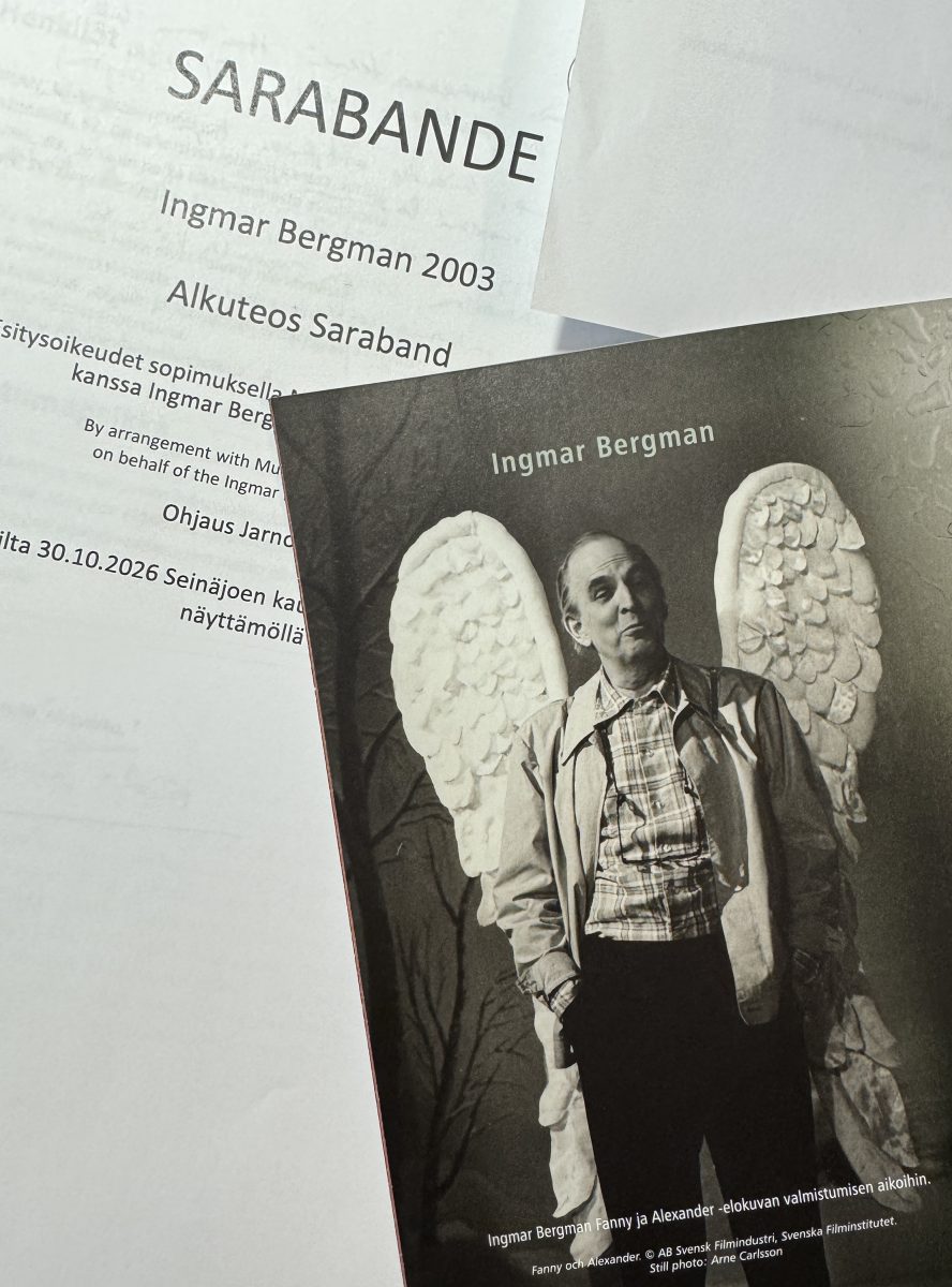 Ingmar Bergman Fanny ja Alexander -käsiohjelmasta 2012.