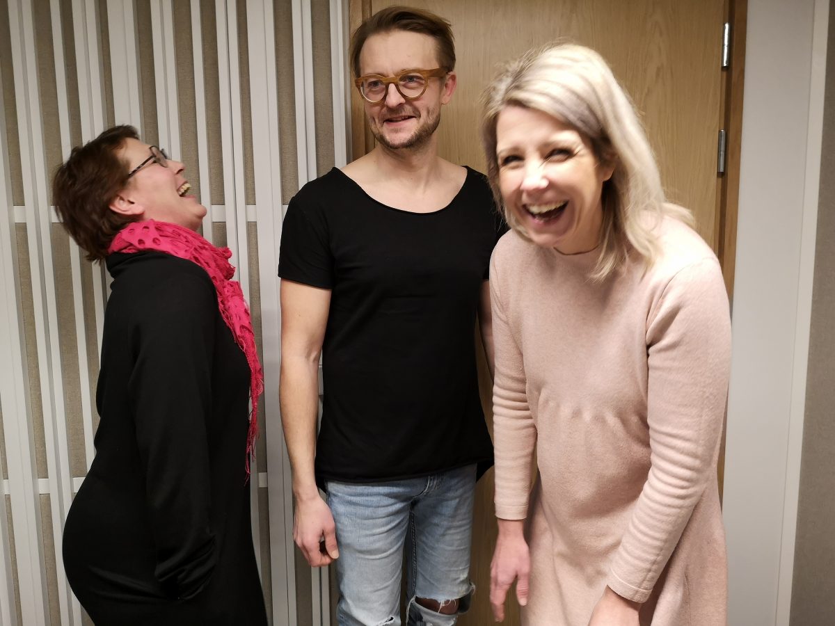 Lämpiöelämää-podcast 2.6. Jelena Jokelin, Antti Mikkola ja Pauliina Salonius.