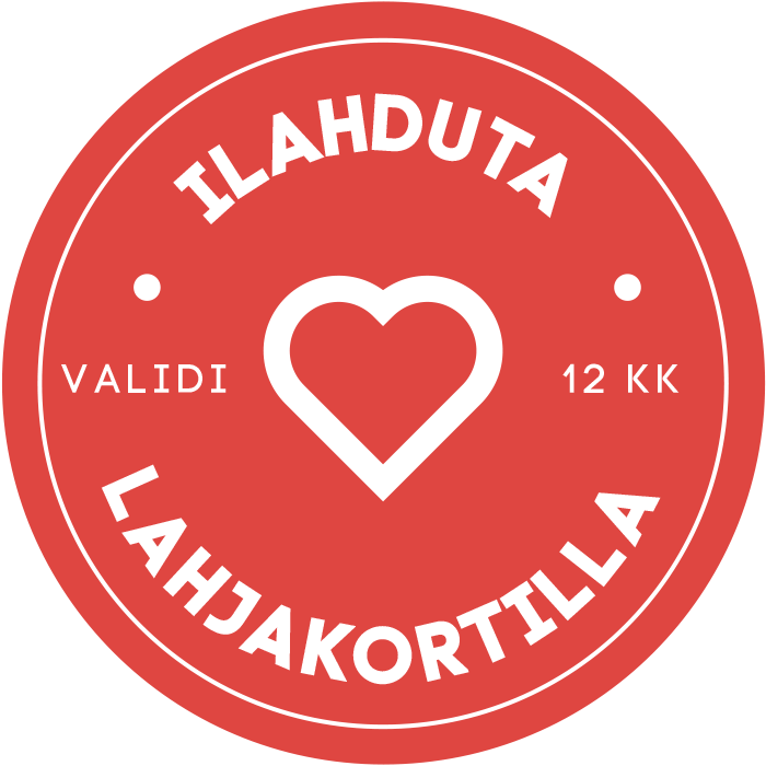 Ilahduta lahjakortilla — validi 12 kk!